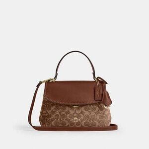 Emory Top Handle Bag In Signature Chenille